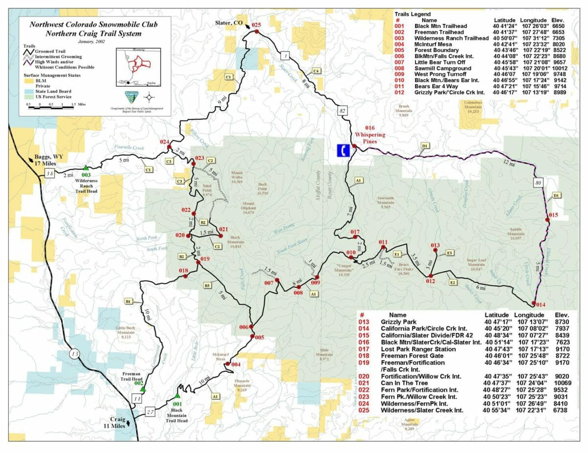 SnowmobilingMap - Wild Skies